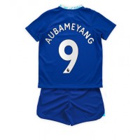 Chelsea Aubameyang #9 Fußballbekleidung Heimtrikot Kinder 2022-23 Kurzarm (+ kurze hosen)